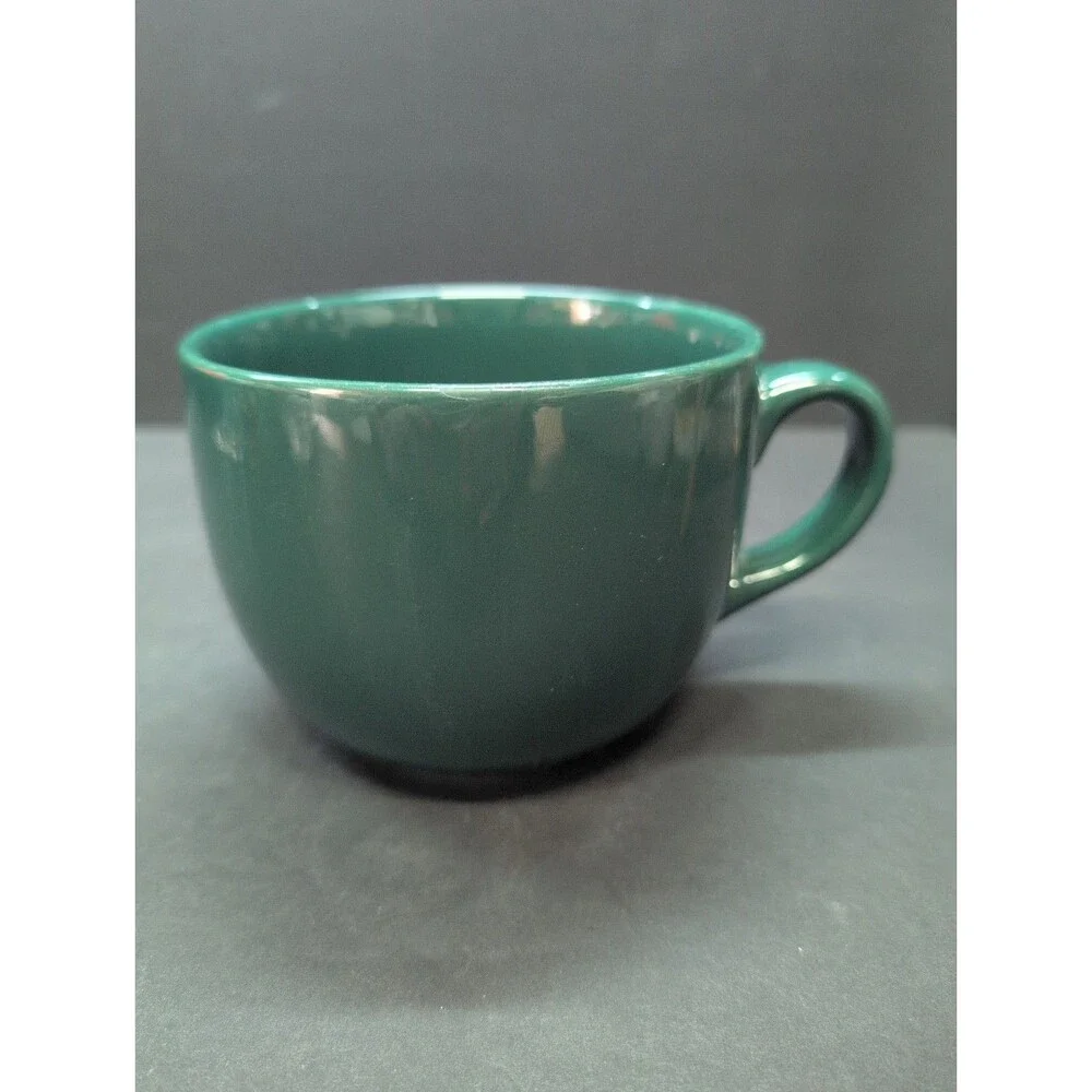 Pier 1 Stoneware Oversized Mug Coffee/Soup Cup Green 19 Oz
